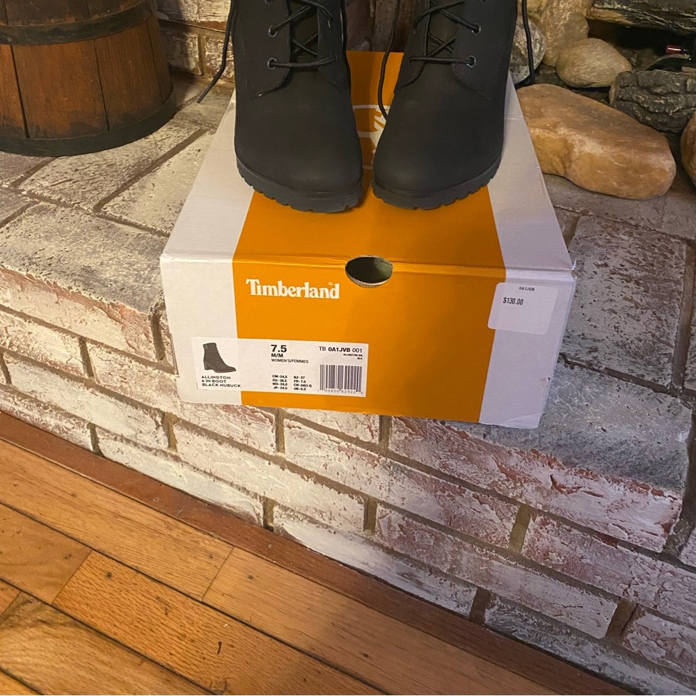 Timberland Allington 6inch Black Nubuck